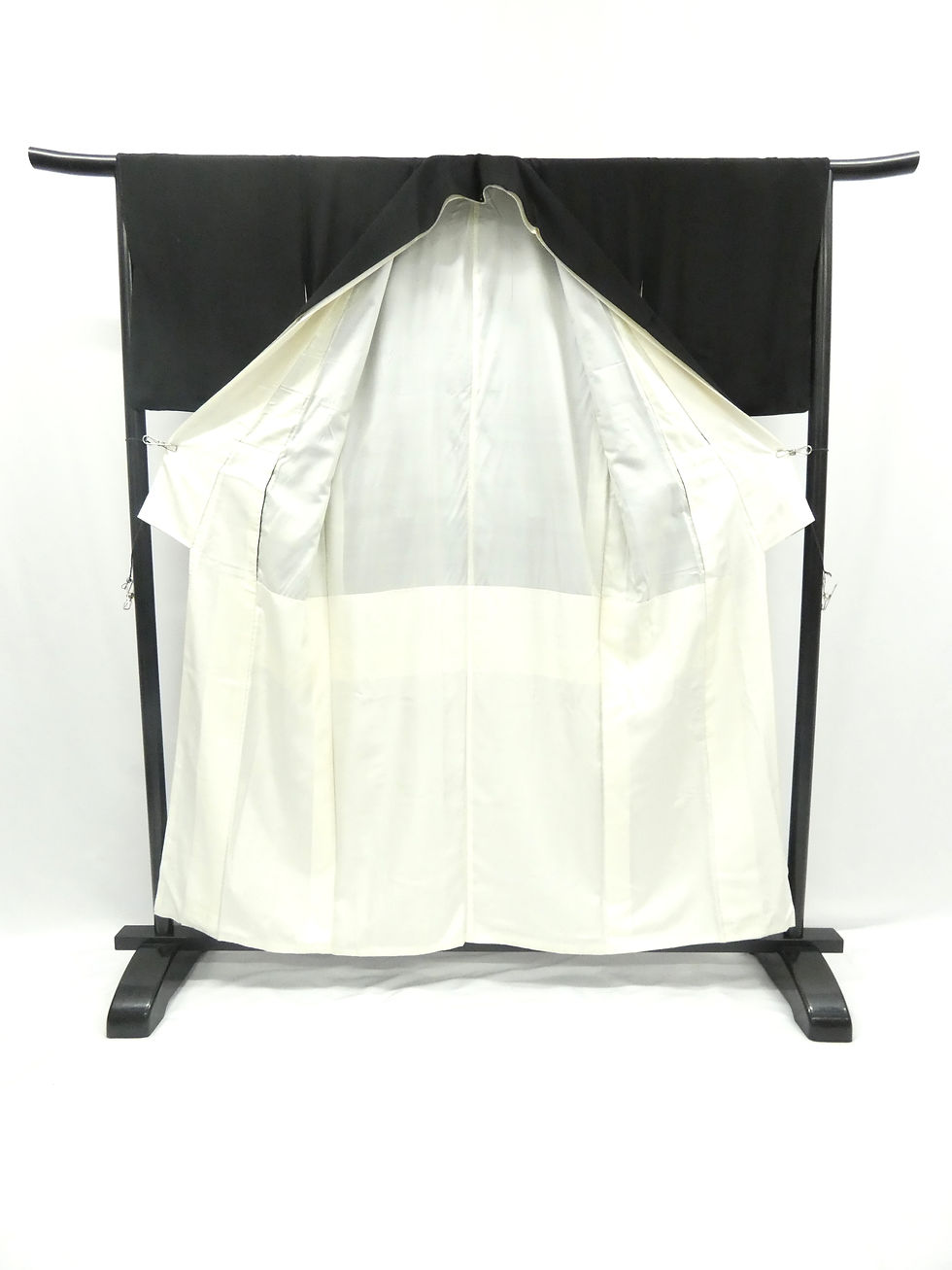 Thumbnail: ◇KWT012 Antique Black Formal Kimono — Featuring auspicious peony and pine motif