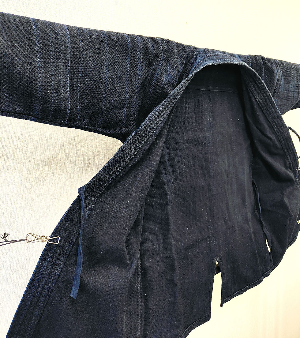 サムネイル： ♢KO001 道着 剣道着 刺し子 藍染木綿古布 KENDO UNIFORM ヴィンテージ VINTAGE