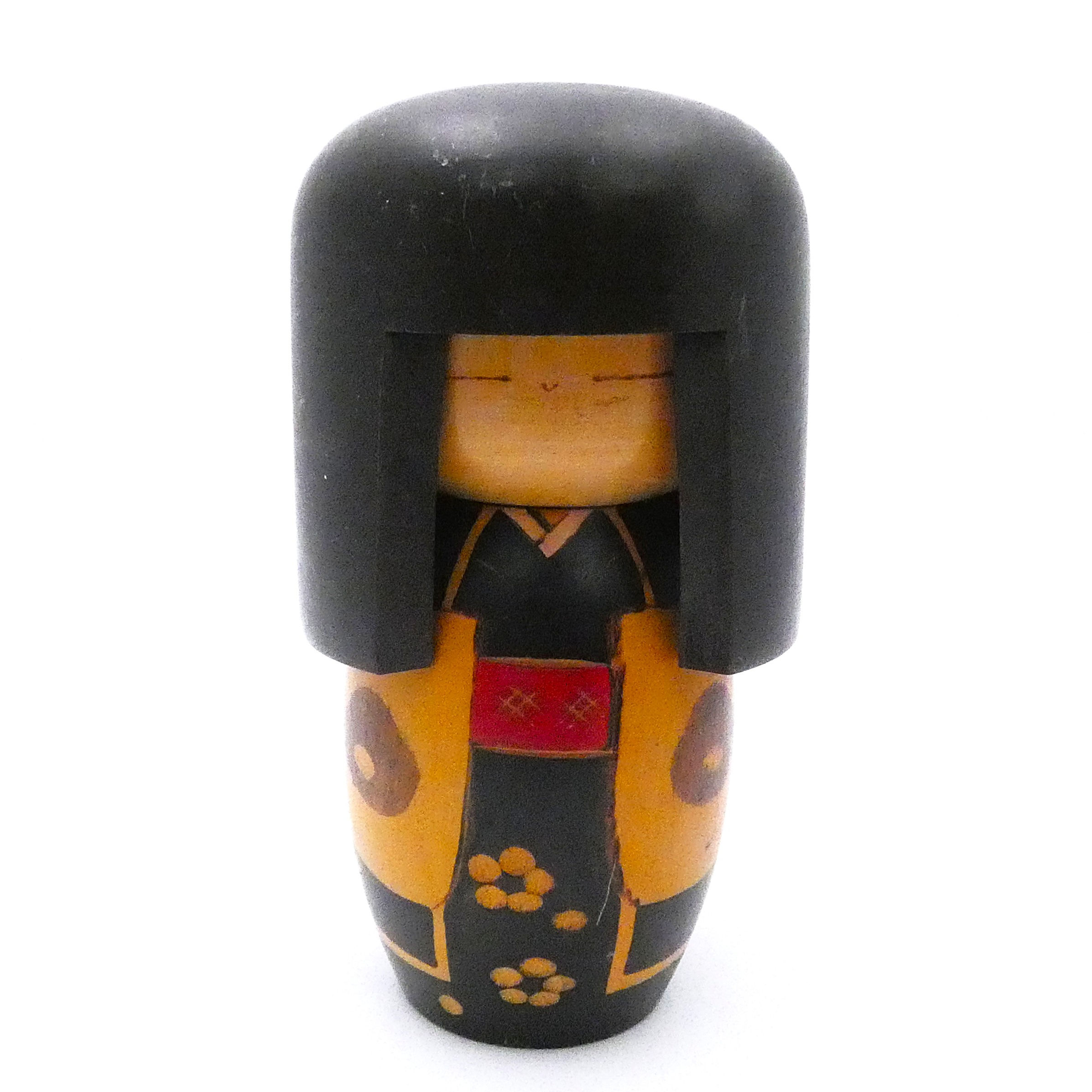 ♢KM080 Vintage Japanese Creative Kokeshi Doll Wooden Folk Art