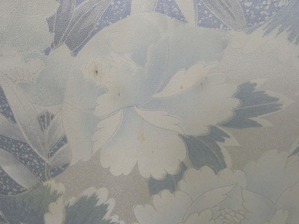 Thumbnail: ◇KWF060 Silk Furisode (long-sleeved kimono), light blue, vintage, suitable for weddings, graduations, coming-of-age ceremonies, and New Year's visits to shrines.
