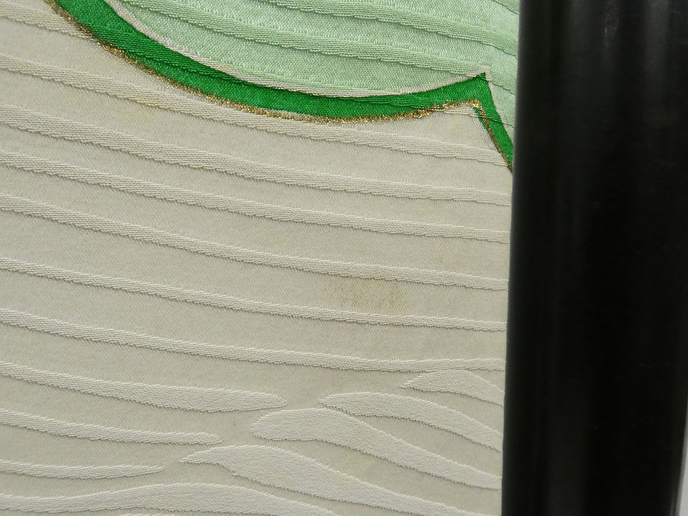Thumbnail: 【KWF041】Pure Silk Furisode Kimono, Green | A gorgeous garment embodying the traditional beauty of Japan.