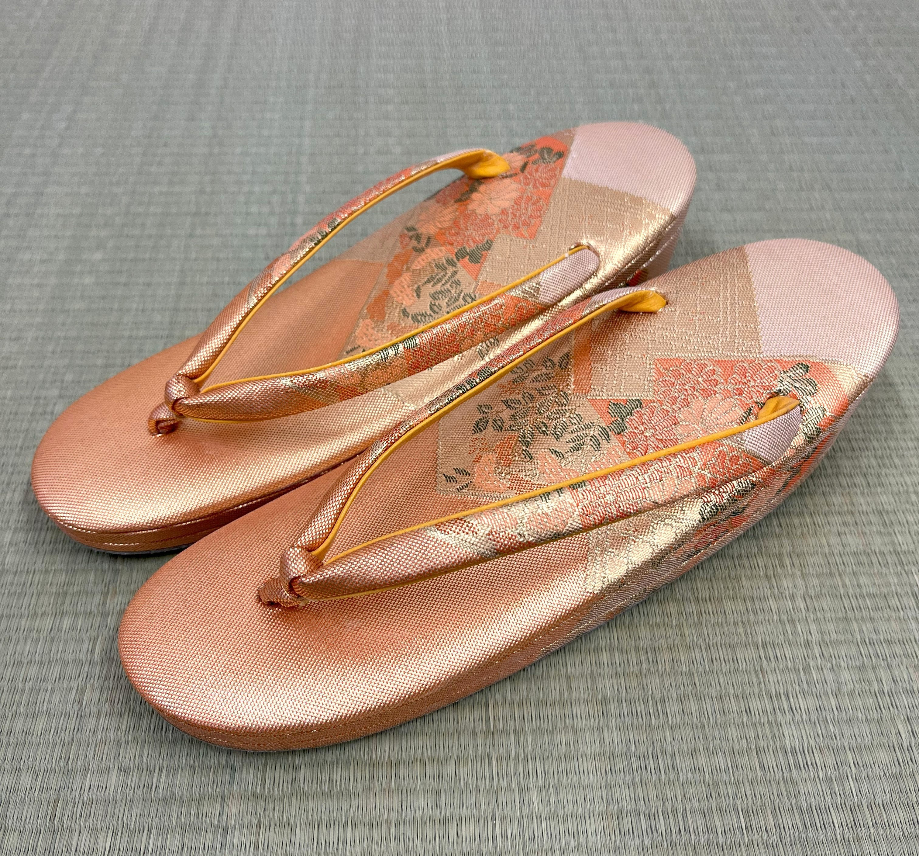 ◆KWZ005 Sandales, chaussures, semelle épaisse, orange, d'occasion