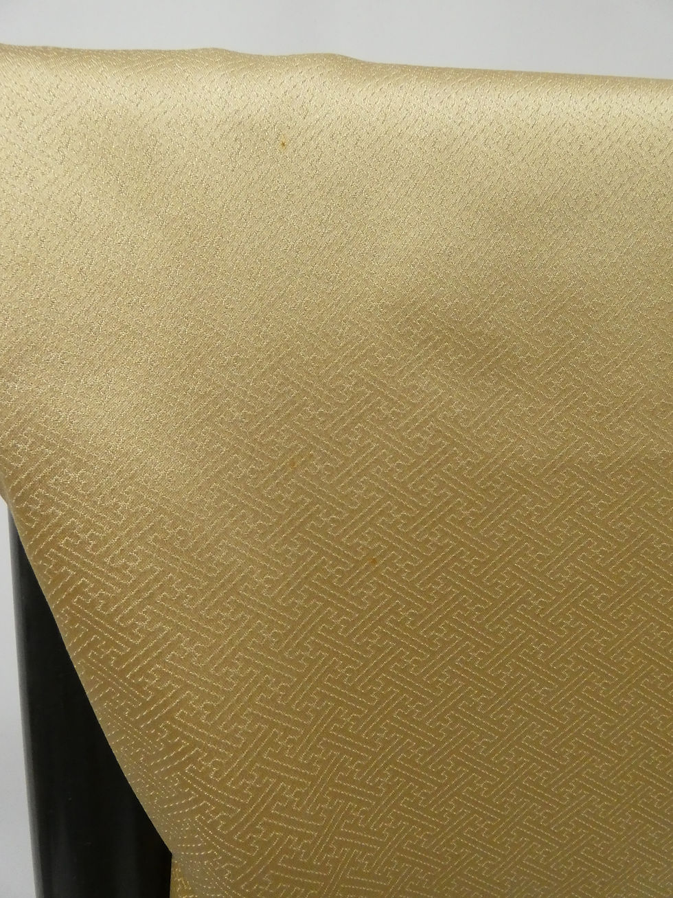 Thumbnail: ◇KWK069 Kimono, Lined Kimono, Visiting Kimono, Beige, Antique, Pure Silk, Used