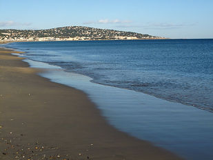 View of Sète from the beach