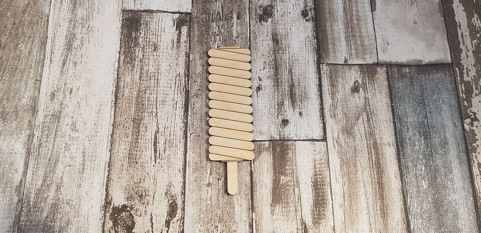 Thumbnail: Icecream ice lolly popsicle craft blanks
