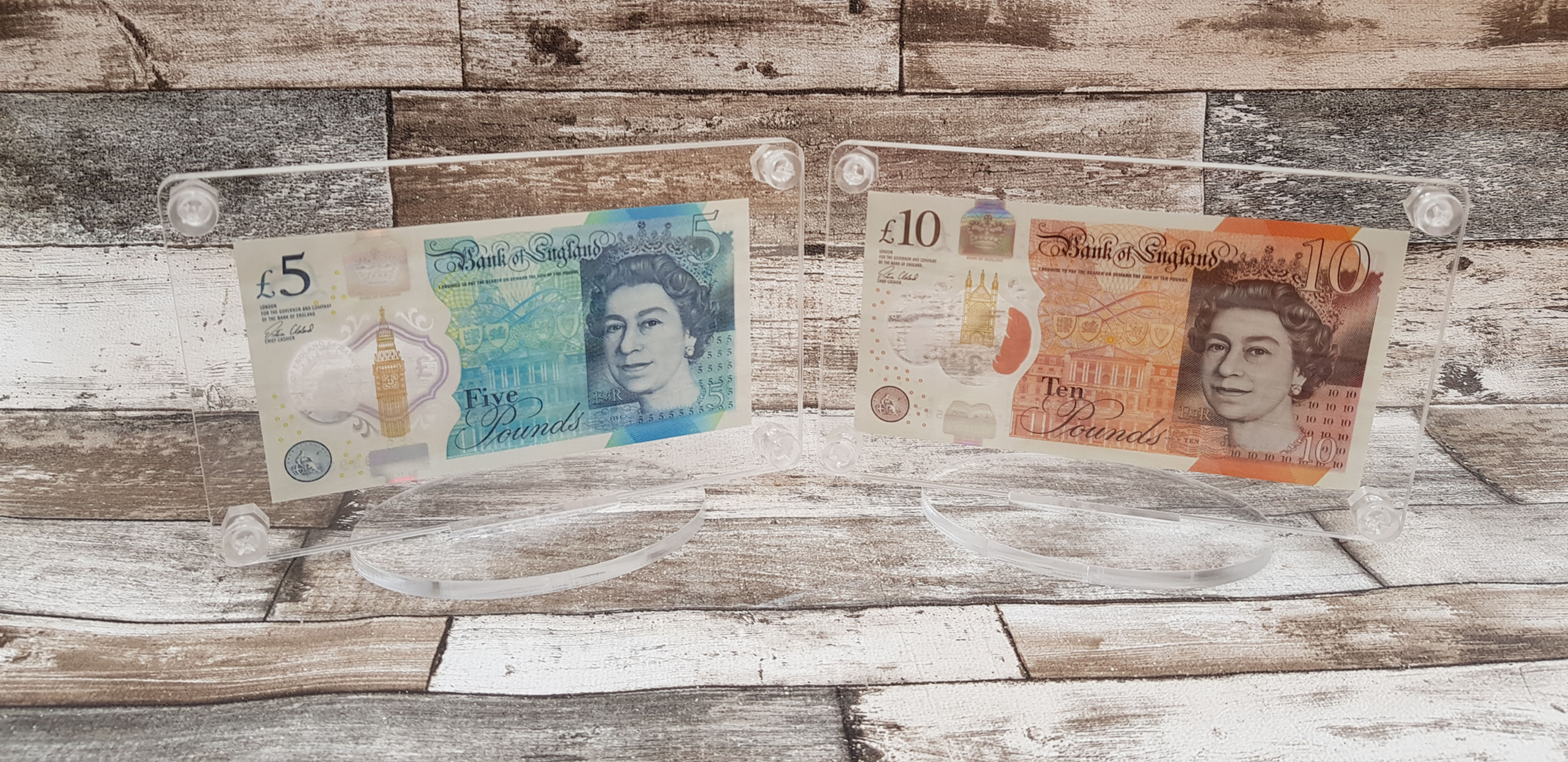 bank note disply case