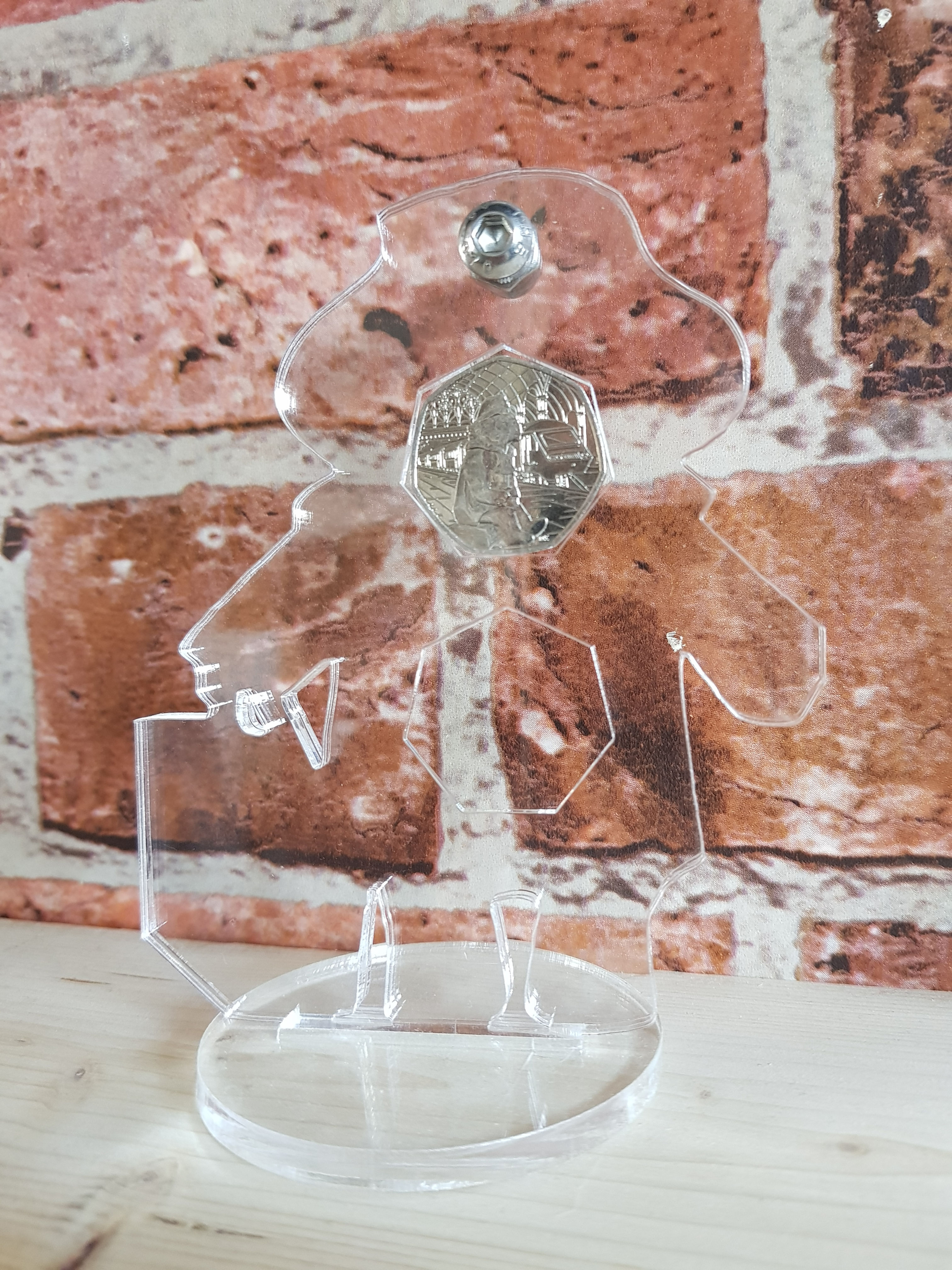 Paddington 50p coins holder display 2 or 4 coins