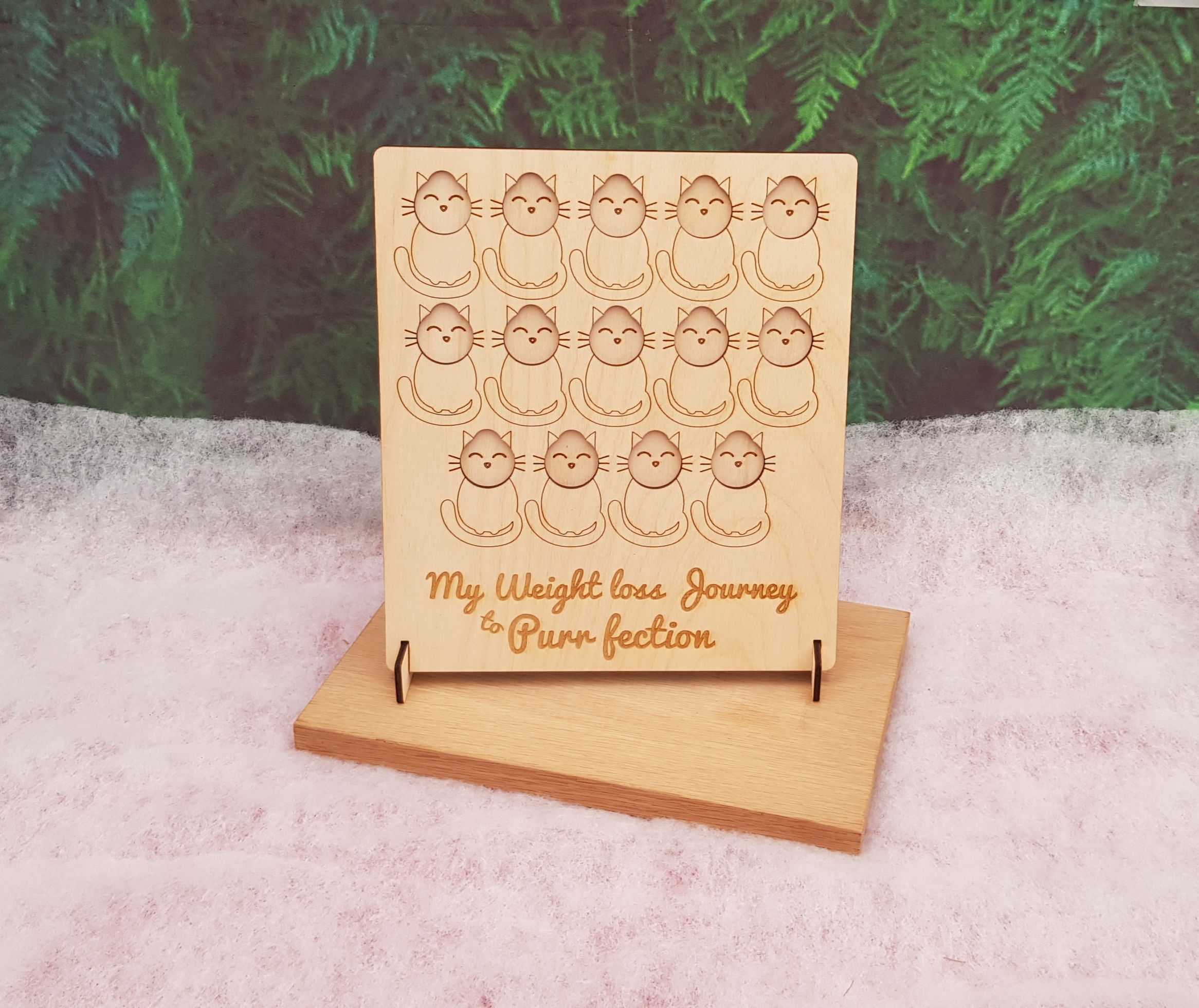 1 stone Weight loss chart for cat lovers weight loss to purr fection