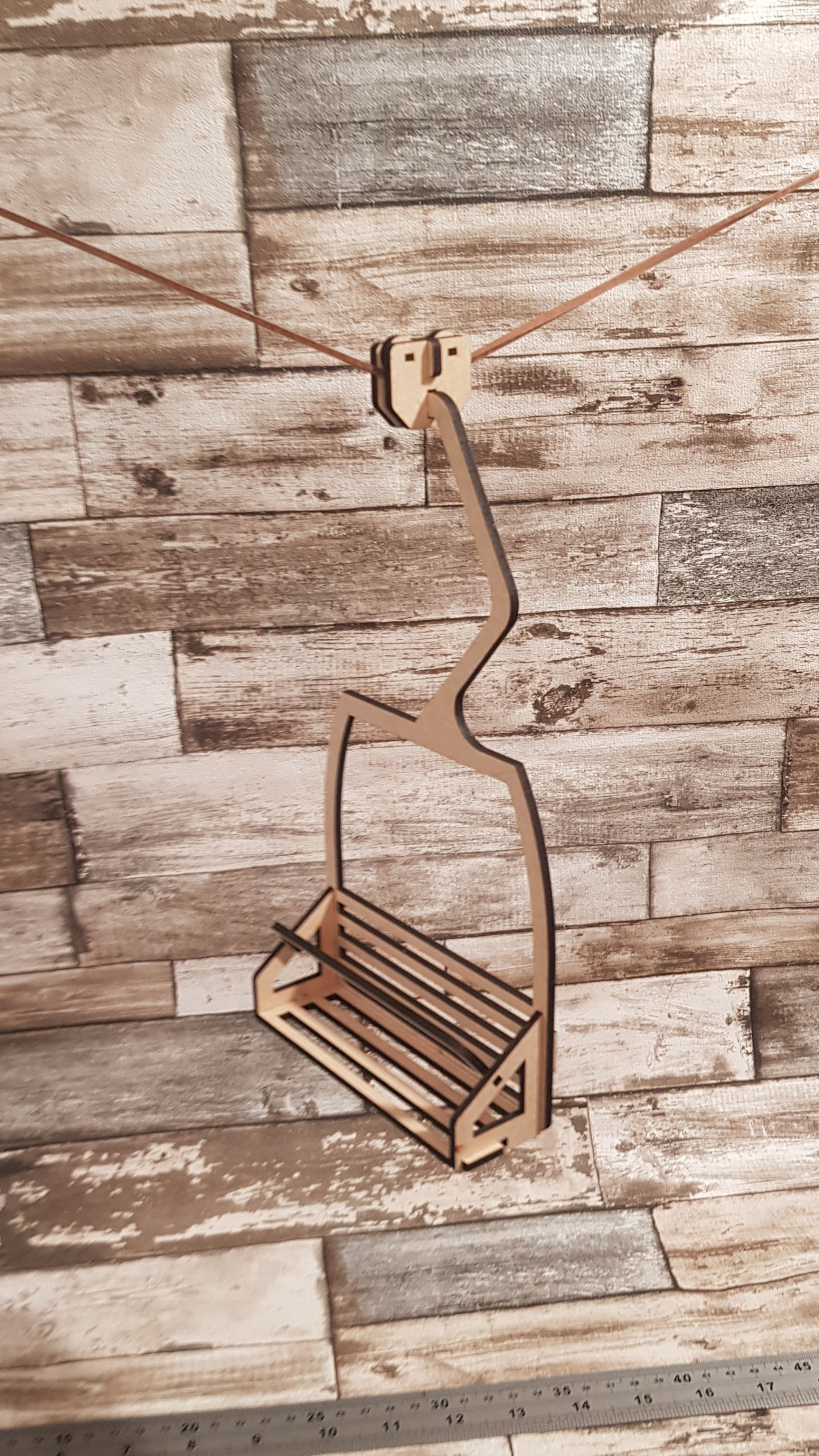 Ski lift ski chairlift chair laser cut assembly kit