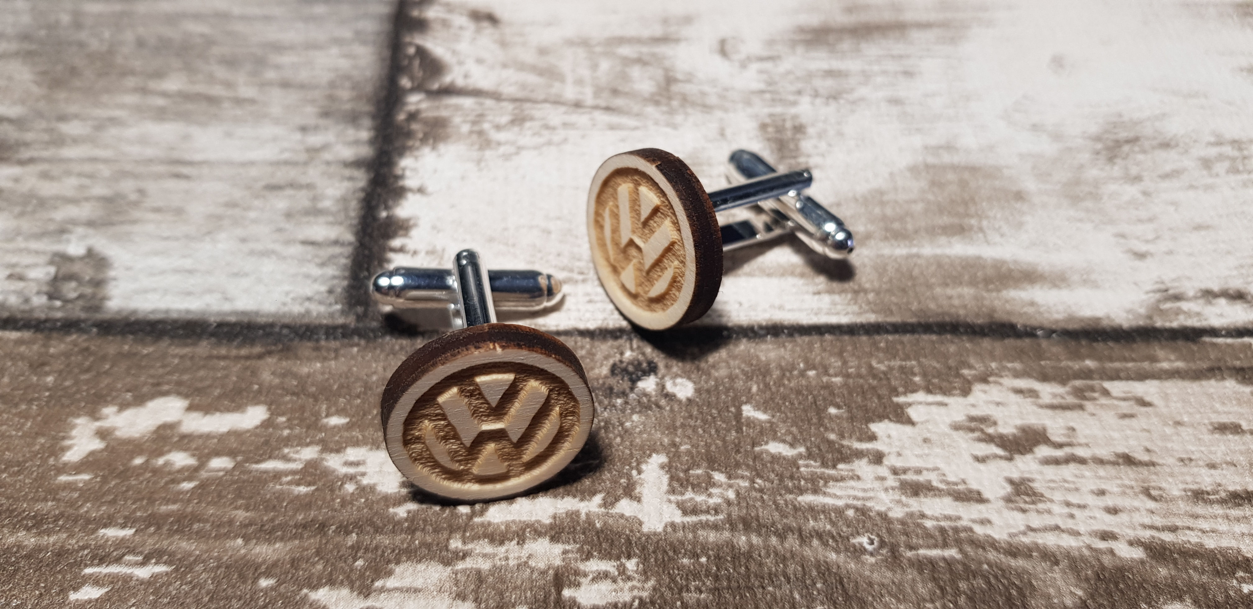 VW cuff links