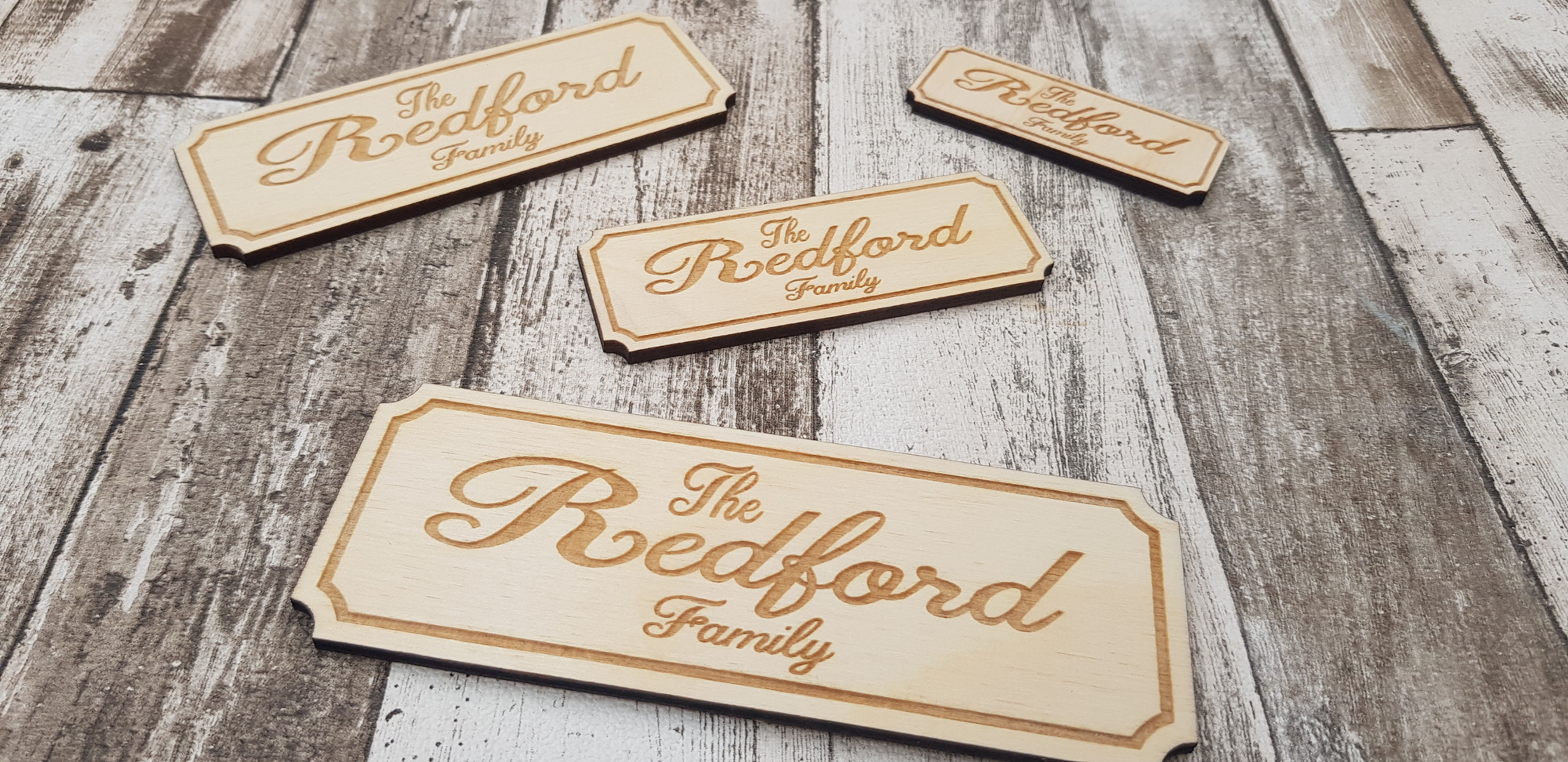 Rectangle Family plaque