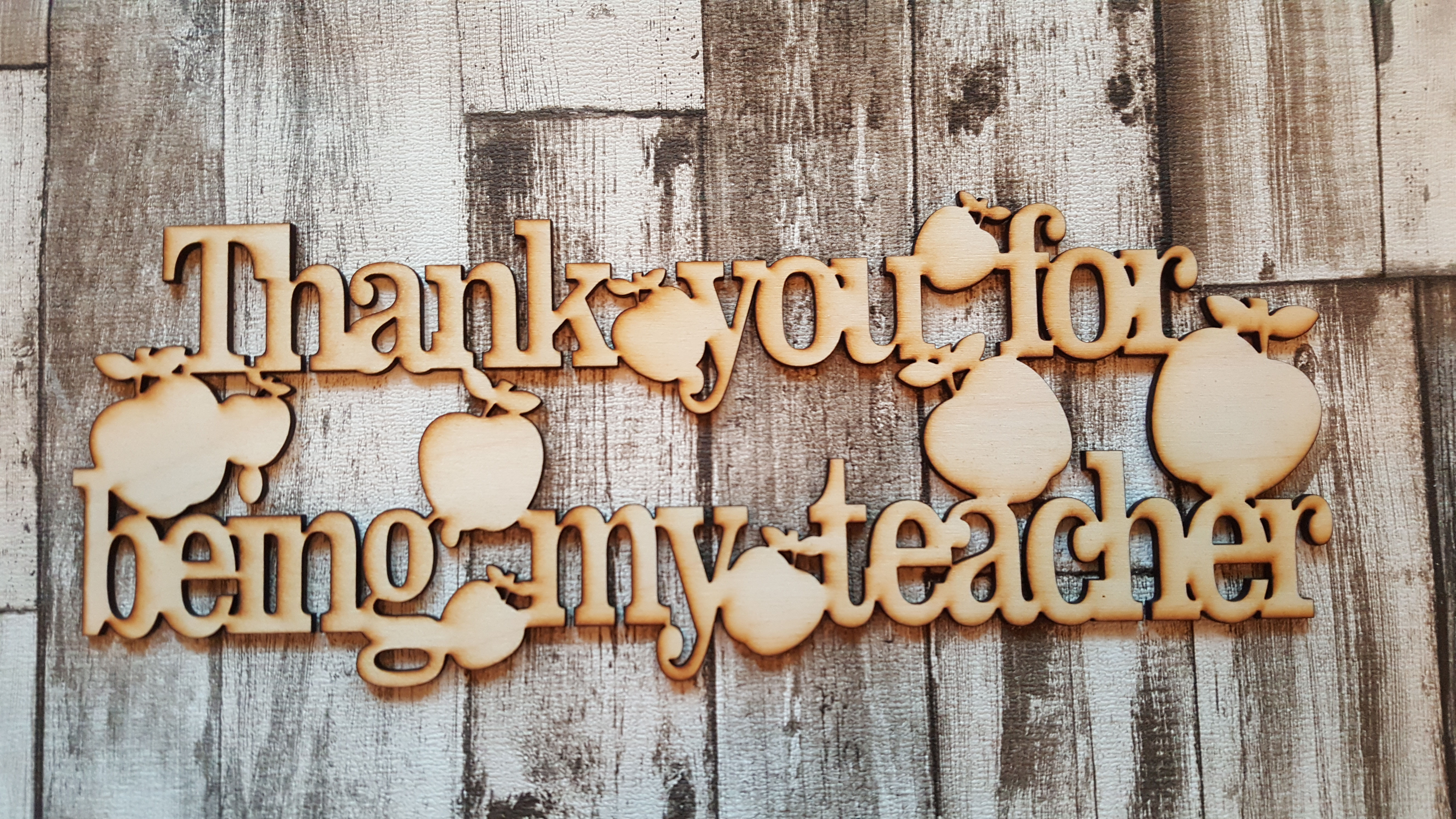 Thank you for beeing my teacher cut out blank