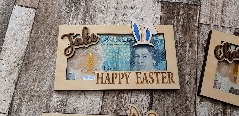 Thumbnail: Easter bank note holder gift