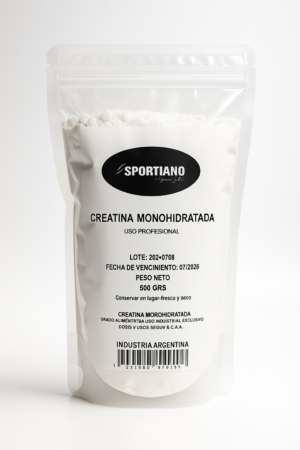 CREATINA MONOHIDRATADA MICRONIZADA 500GR