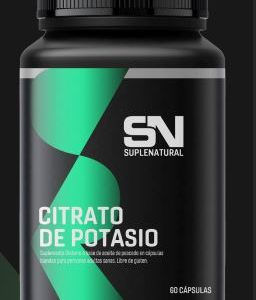 CITRATO DE POTASIO 91MG X60 CAPSULAS «SUPLE NATURAL»