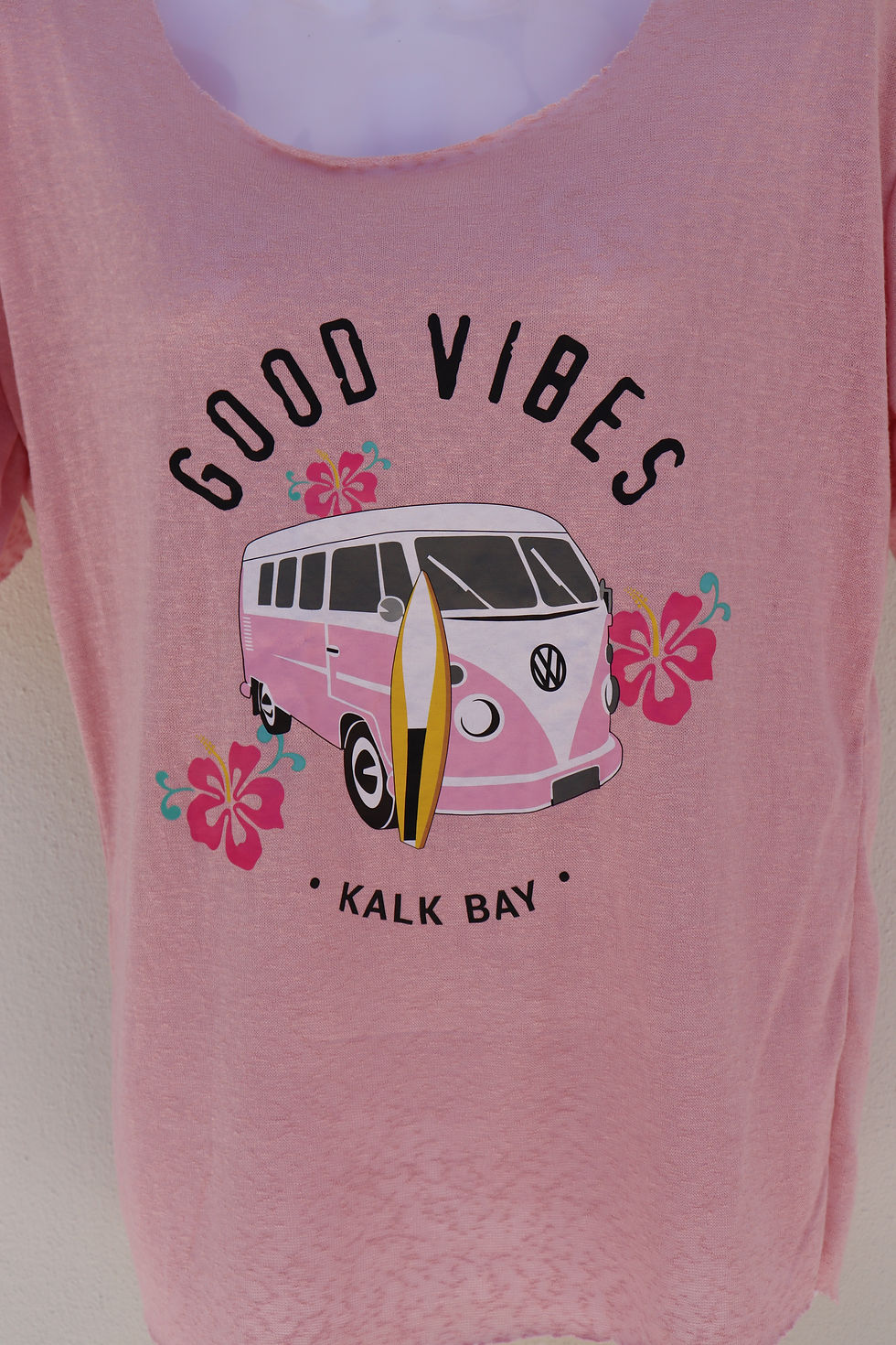 Thumbnail: pink good vibes tee