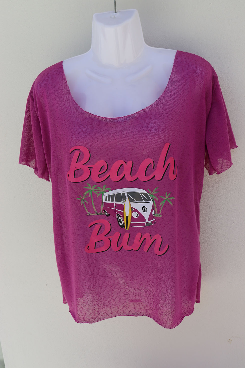 purple beach bum tee
