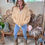 Thumbnail: Caramel colour fluffy bomber jacket