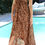 Thumbnail: Leopard print silky boho halter dress
