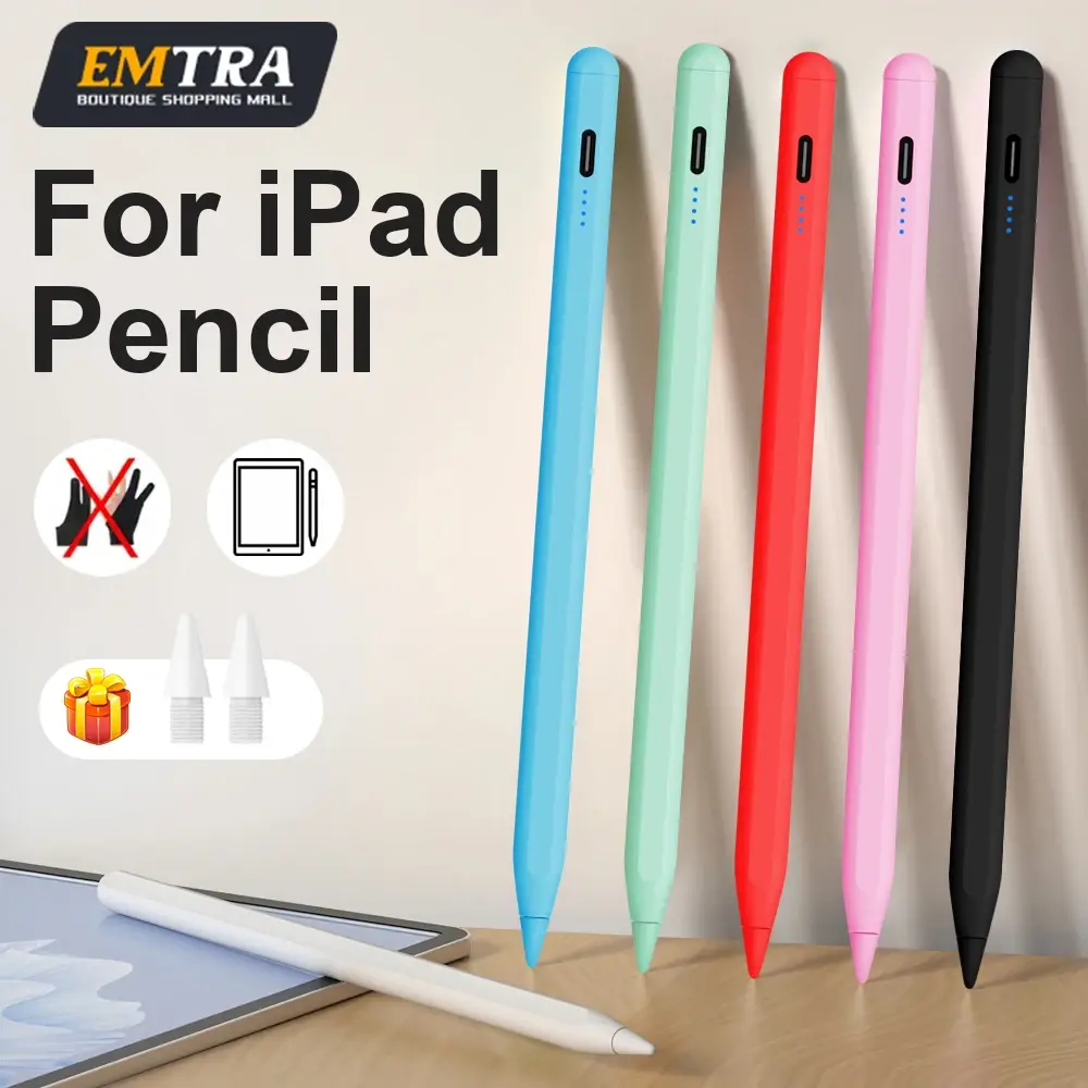 For Apple Pencil Stylus For iPad A16 Air 11 5 4 Pro 11th 13 12.9 M2 M3