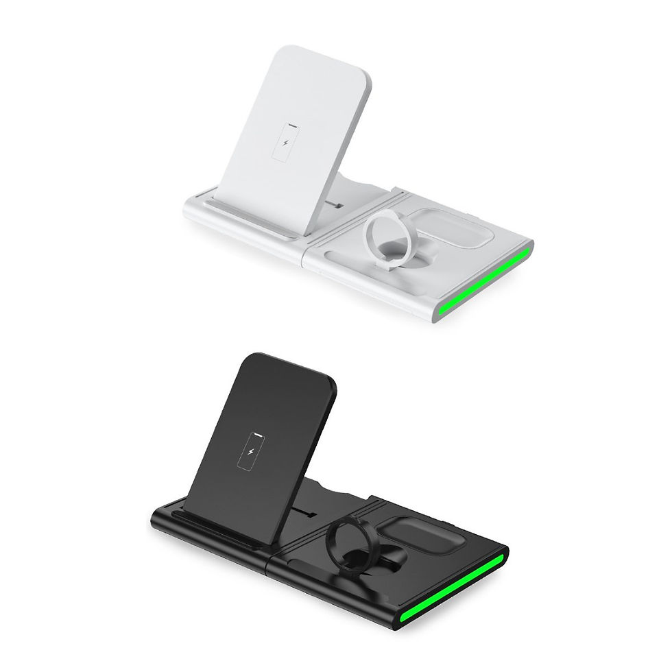 Thumbnail: Magnetic Power Tiles 4 In 1 Wireless Charging Station