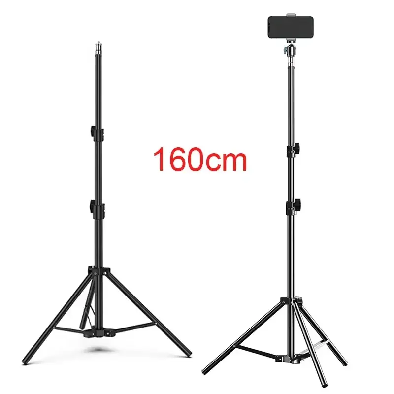 160cm Live Broadcast Tripod Landing Type Camera Anchor Selfie Light