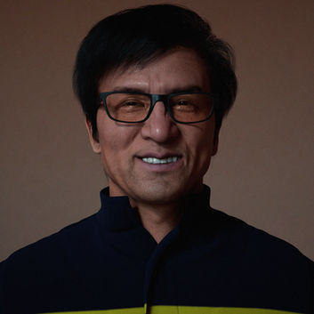 Digital Double portrait of Jackie Chan