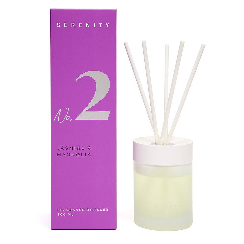 Serenity Glass Reed Diffuser Set | Dajac Home Interiors