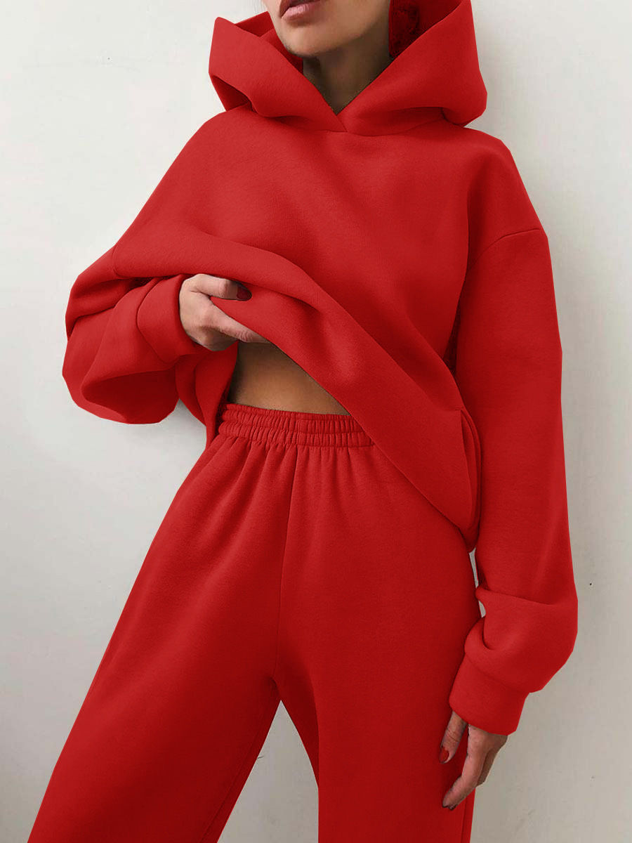 Thumbnail: Womens Long Sleeve Sweatshirt Pants Set