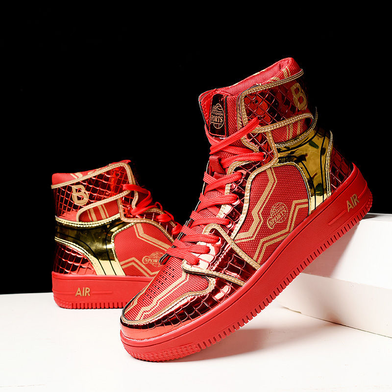 Thumbnail: High-Top Casual Sports Shoes for Men and Women