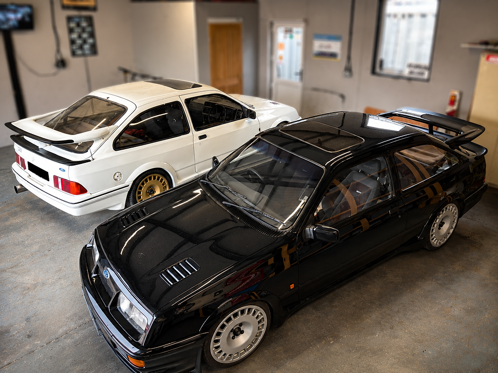 Elite-Audio.co.uk Car Audio & Security Sierra RS500 Cosworth black and white.png