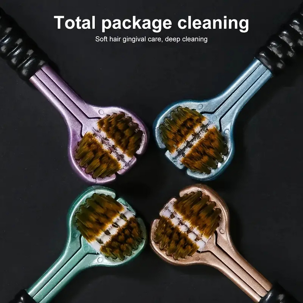 Miniatura: Cepillo de dientes con triple cabezal - 4 pack
