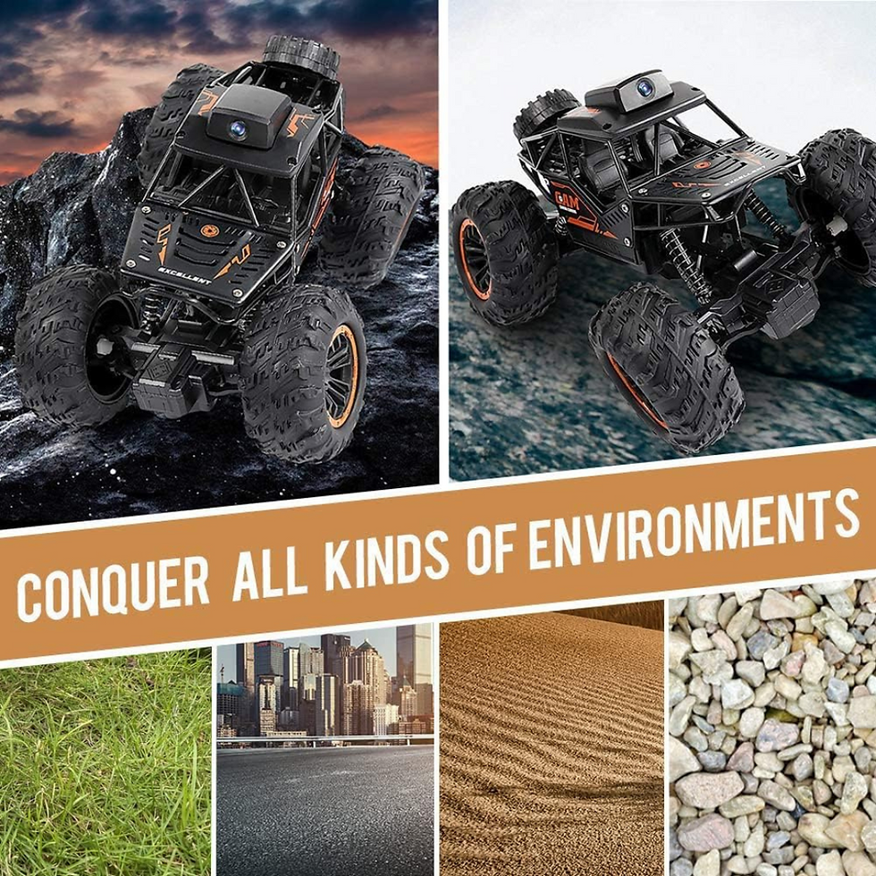 Miniatura: Carro a control remoto con cámara