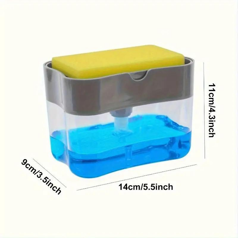 Miniatura: Dispensador de jabón con porta esponja
