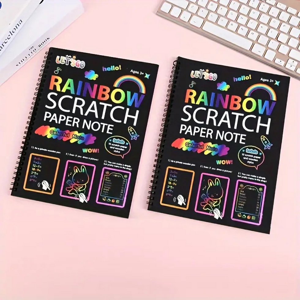 Miniatura: Cuaderno  de papel raspable - Arcoíris