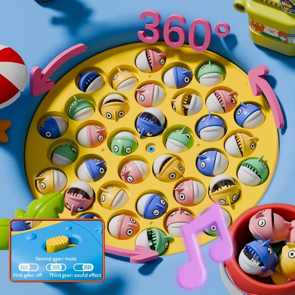 Miniatura: Juego de pesca magnético