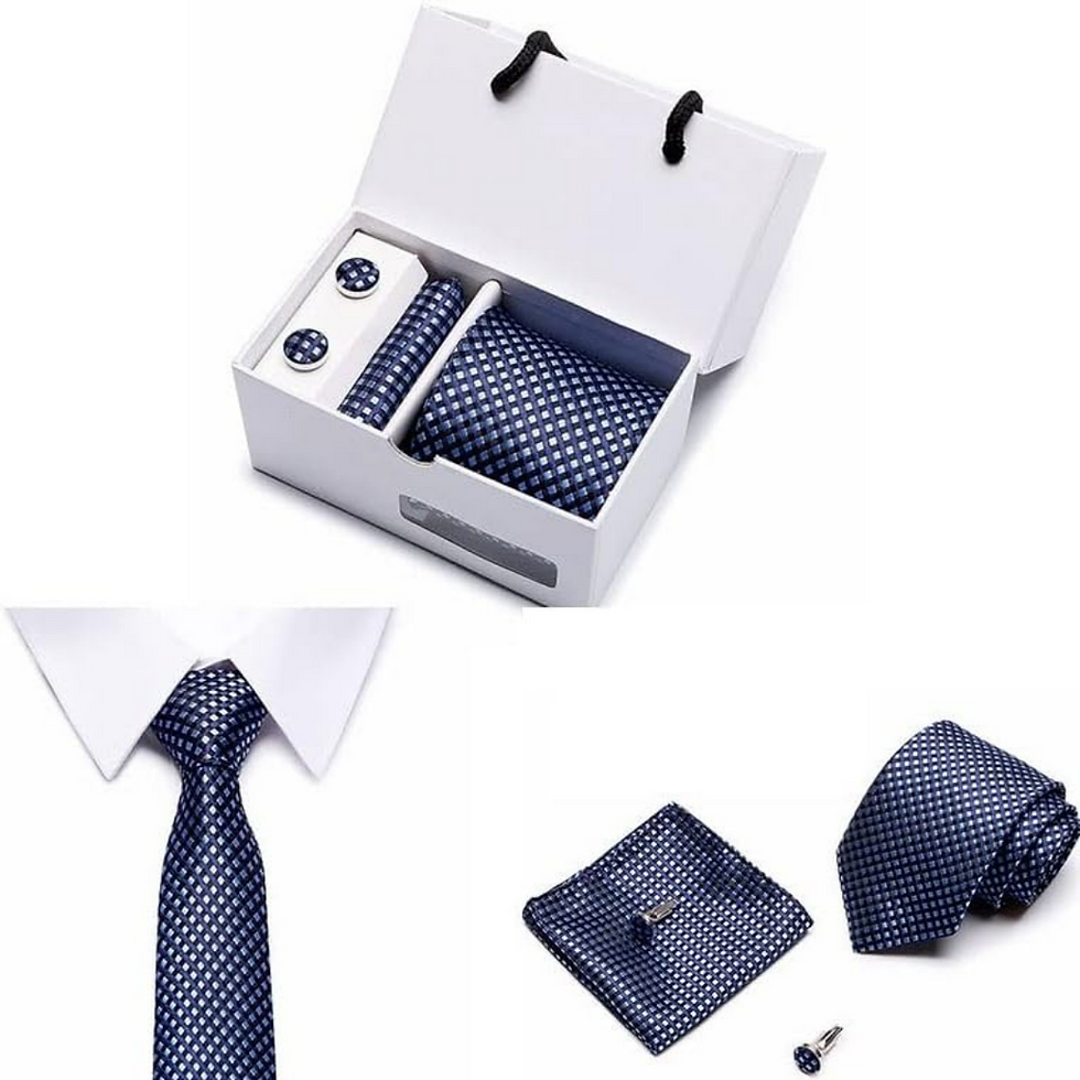 Miniatura: Juego de corbata de seda