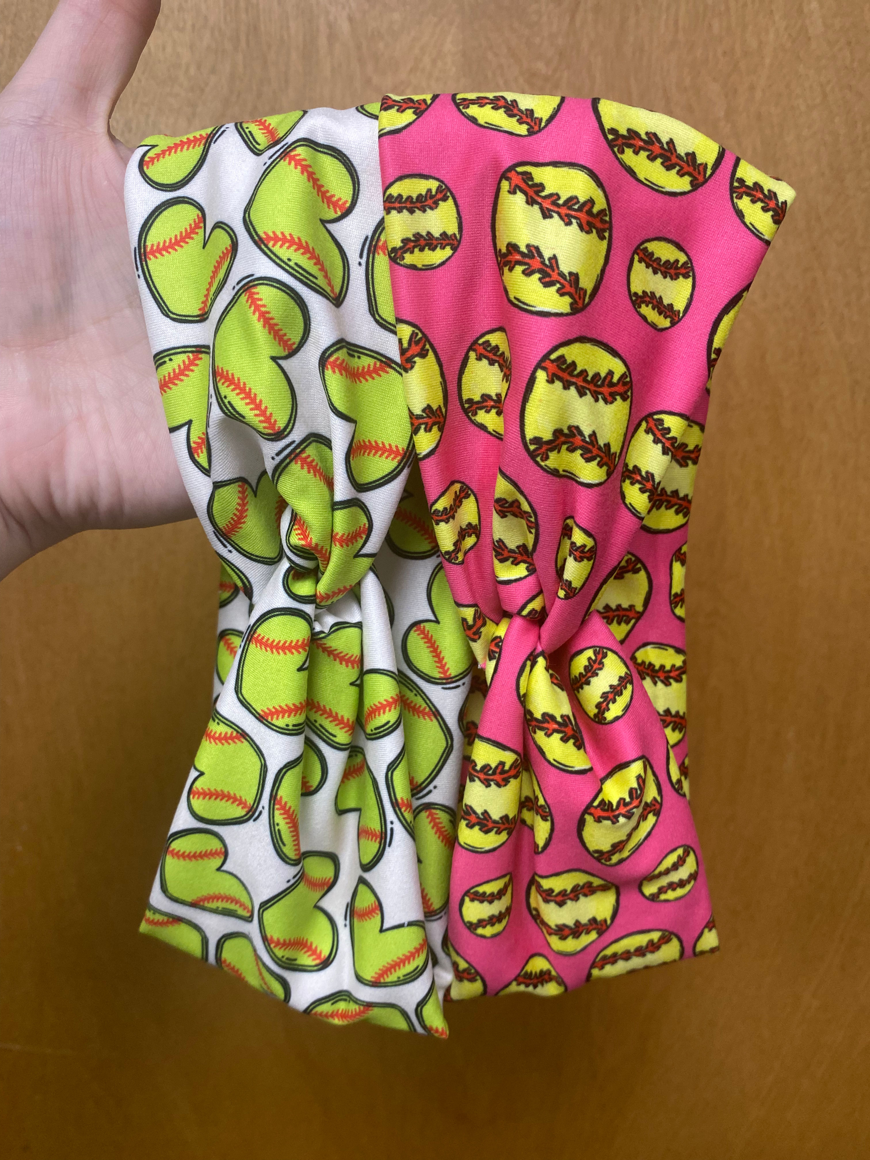 Softball Twisted Headbands
