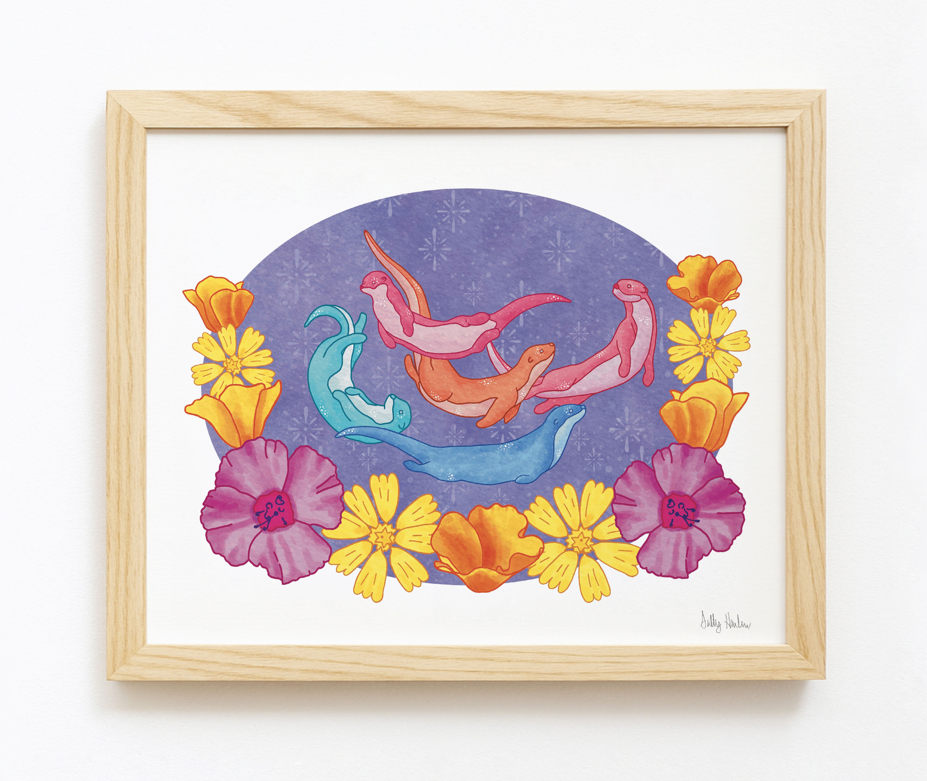 River Otters Print