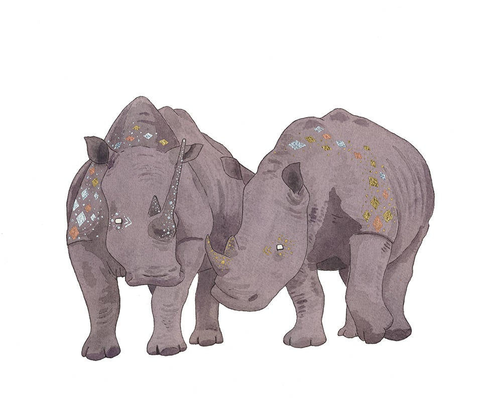 Companions - Rhino Print