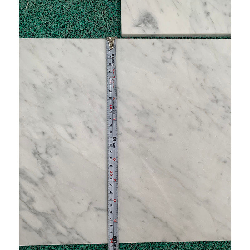 Thumbnail: Honed Carrara White Marble Tiles