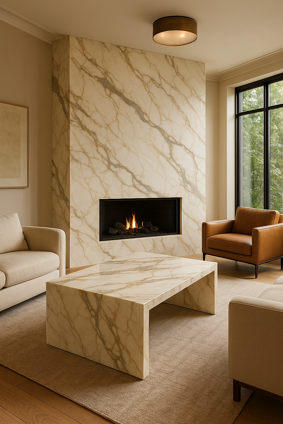 Thumbnail: Calacatta Gold Quartz Countertop Slab
