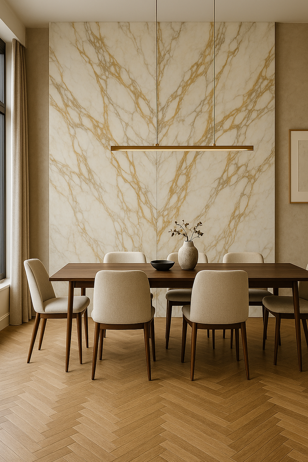 Thumbnail: Italian Calacatta Gold Marble Slab – Premium Calacatta Oro Polished Stone