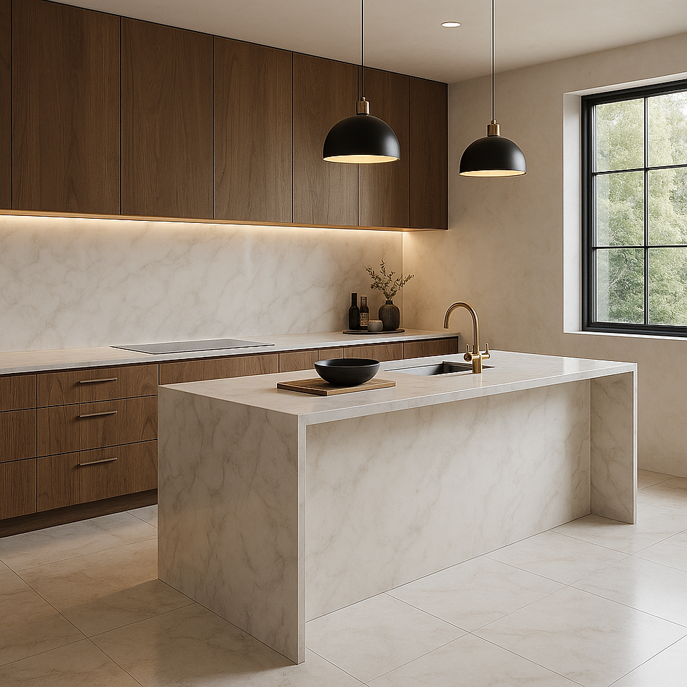 Thumbnail: Bianco Rhino Marble Slab – Namibia White / Rhino White