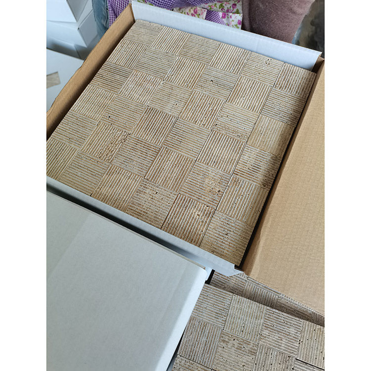 Thumbnail: Saggio Hills Mosaic - Coffee Travertine