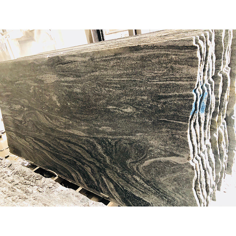 Thumbnail: Kuppam Green Granite – Flamed & Brushed Antique‑Finish Slabs / Tiles