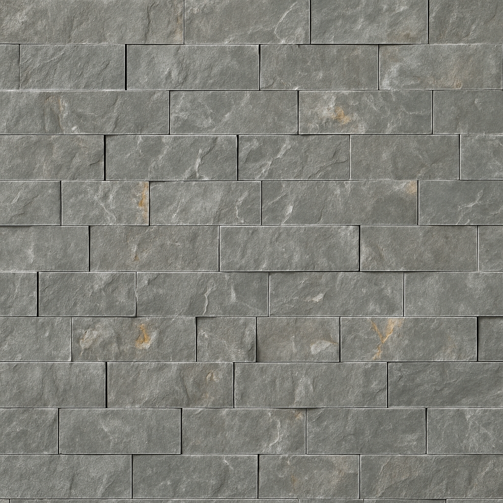 Medium Grey Stacked Stone