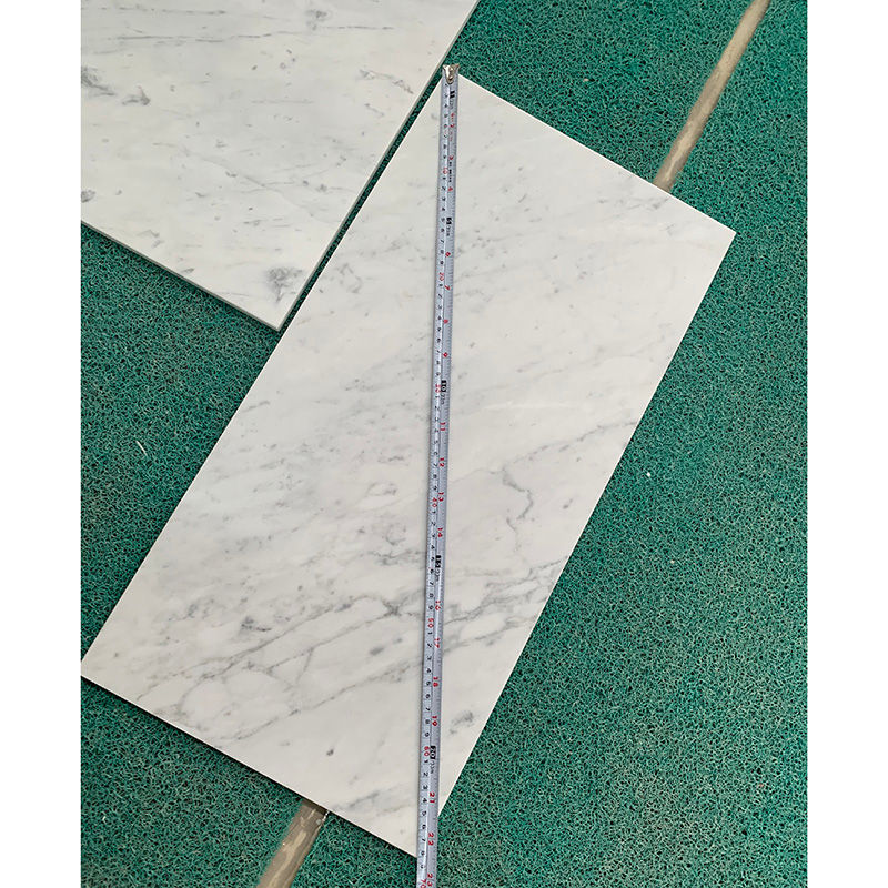 Thumbnail: Honed Carrara White Marble Tiles