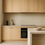Miniature : Beige‑Grey Travertine Tiles – Water‑Washed Corduroy Finish (Unfilled)