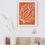 Thumbnail: Matisse inspired art - botanical, orange
